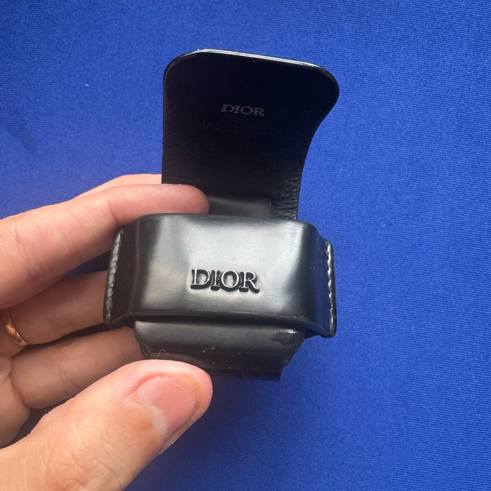 Dior Black Leather Holder